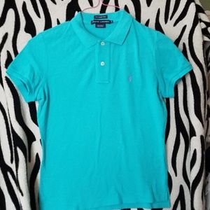 Short sleeve polo shirt size m